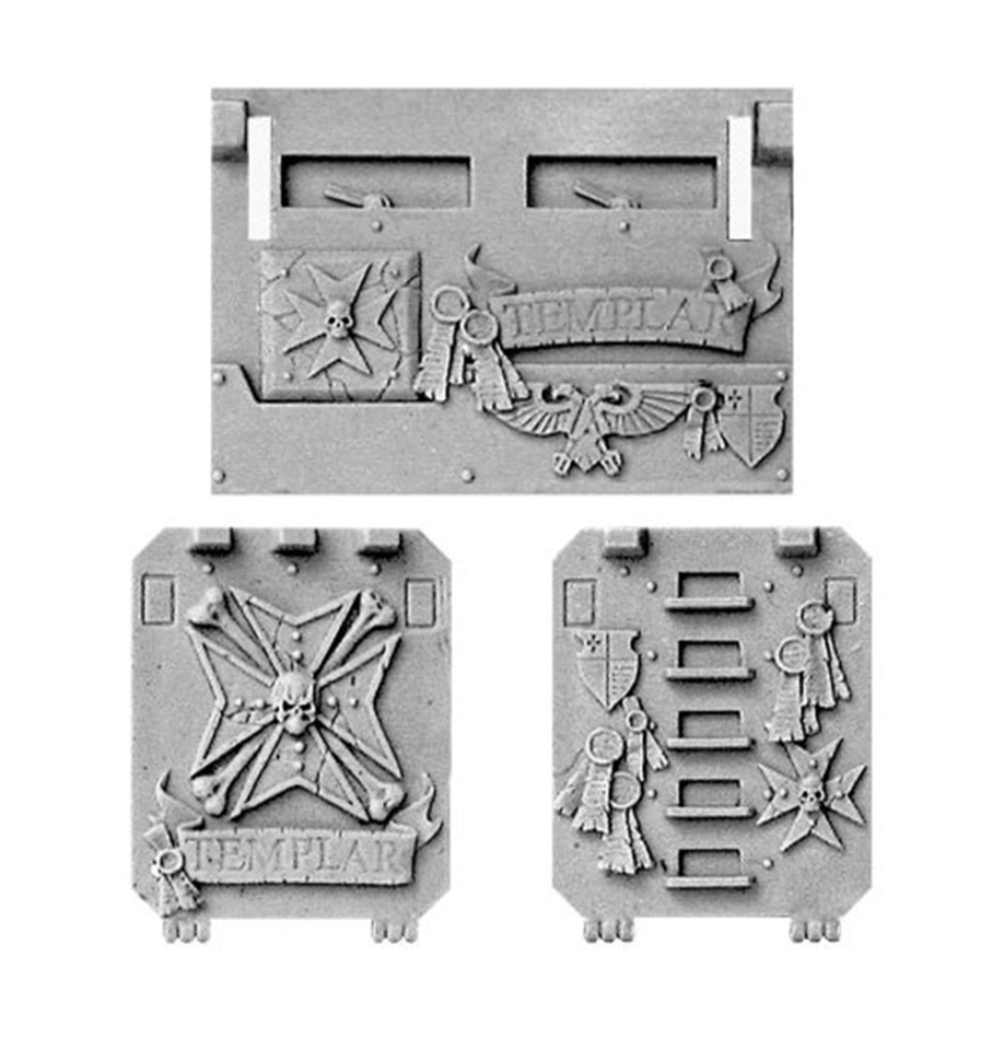 Black Templars Rhino Doors and Front Plate Set